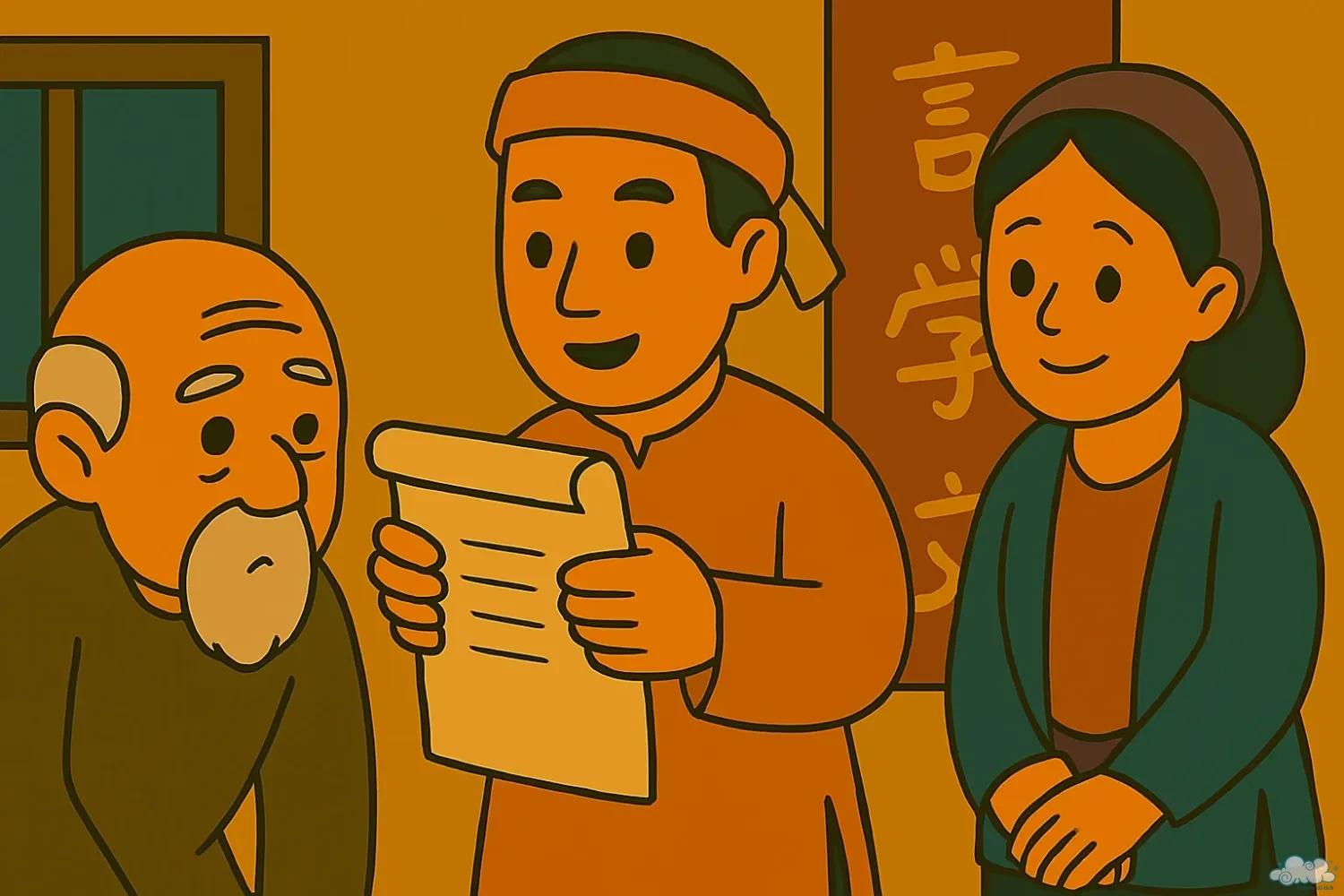 Truyện cổ tích Chàng Rể hay chữ
