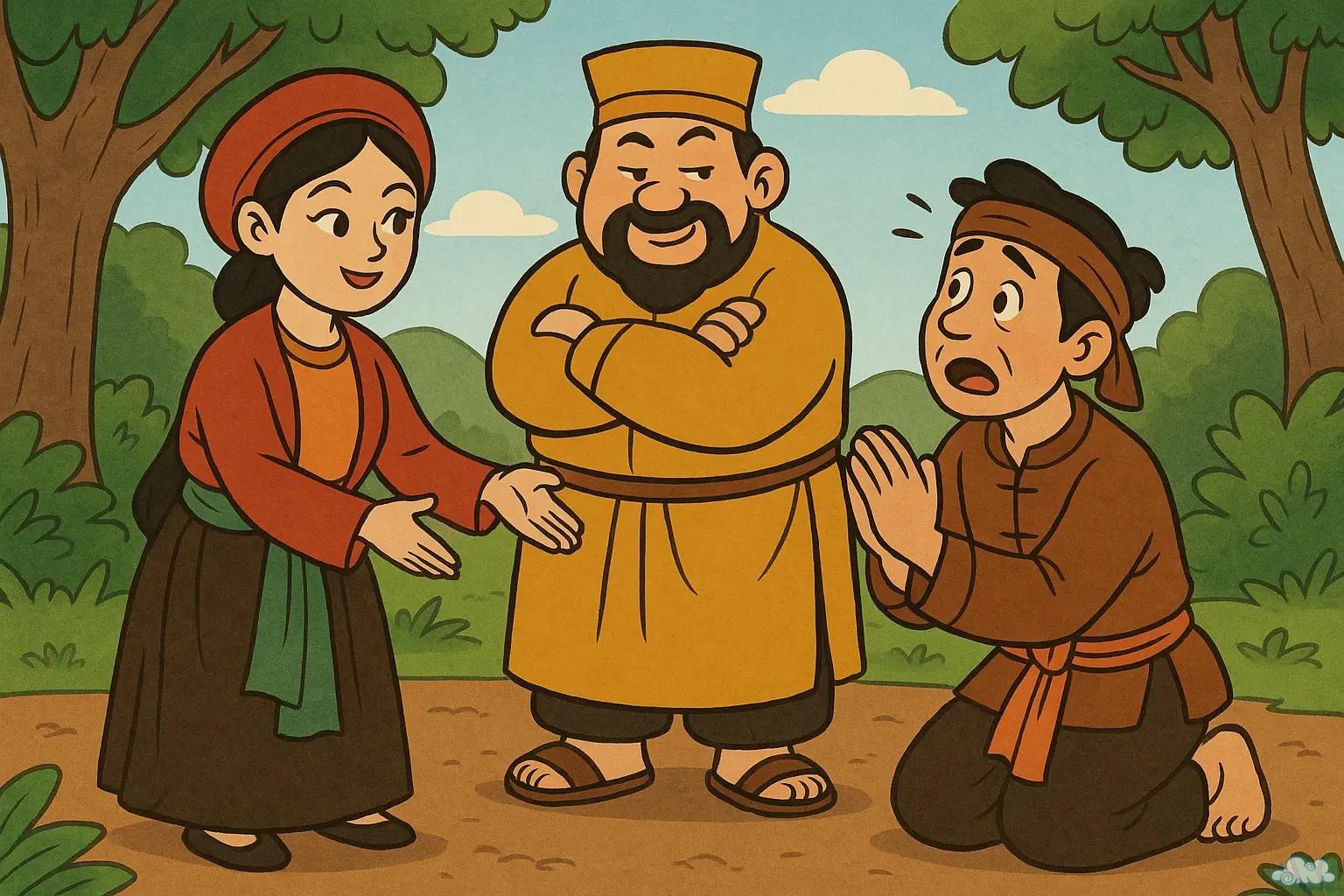Truyện cổ tích Chúa Liễu mắc lỡm