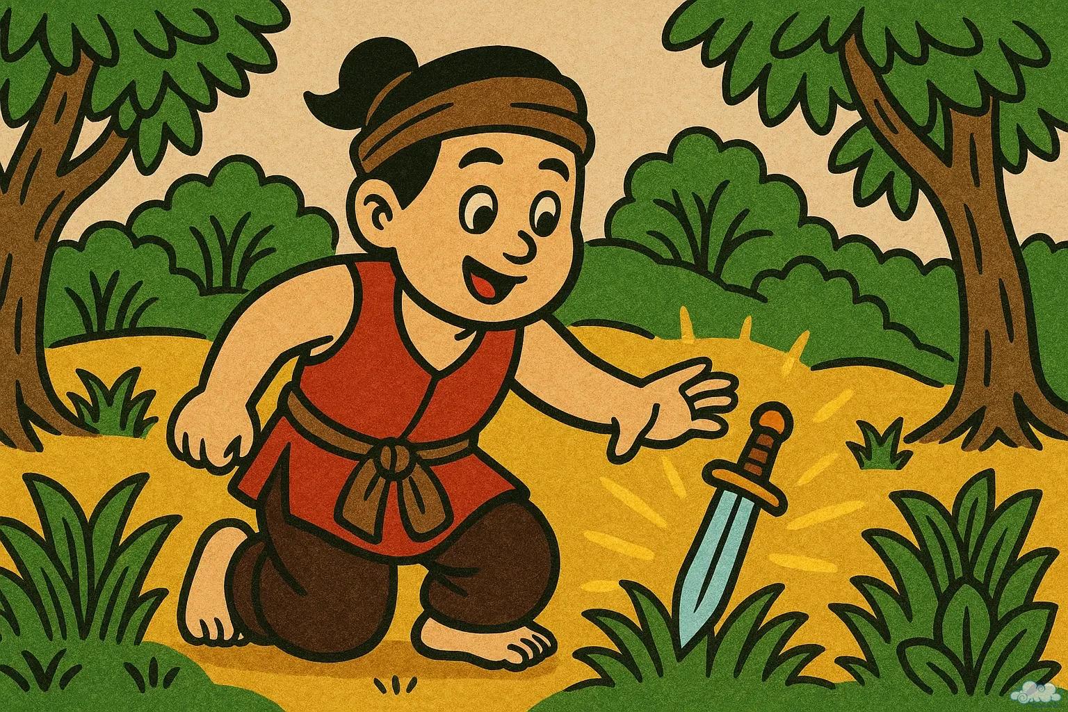 Truyện cổ tích Lưỡi dao thần