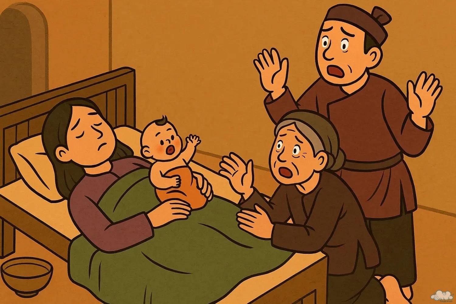 Truyện cổ tích Người chết đẻ con