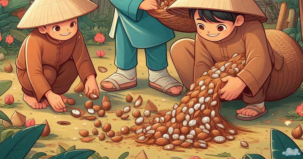 Truyện cổ tích Nhặt bã trầu