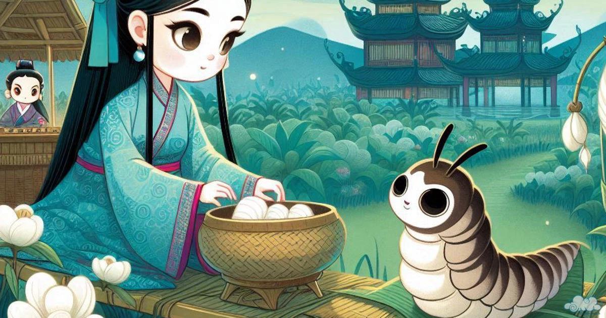 Truyện cổ tích Sự tích Con tằm