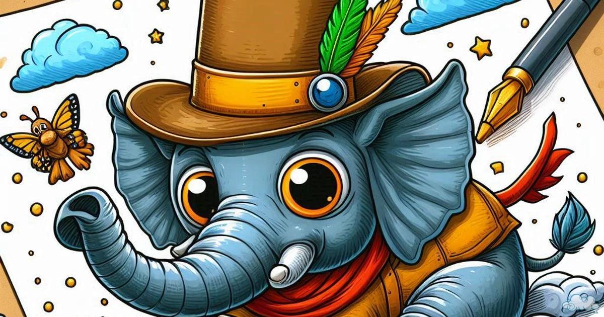 Truyện cổ tích Thừa giấy vẽ voi